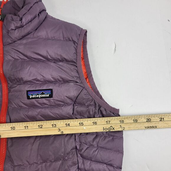 Patagonia Lightweight Puffer Down Vest Women's Purple Small 84628 - Picture 7 of 16